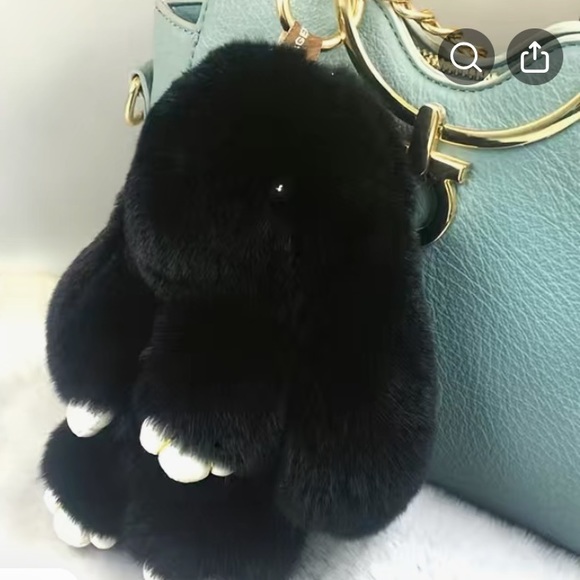 Large Rabbit keychain, bag accessory - Picture 2 of 2